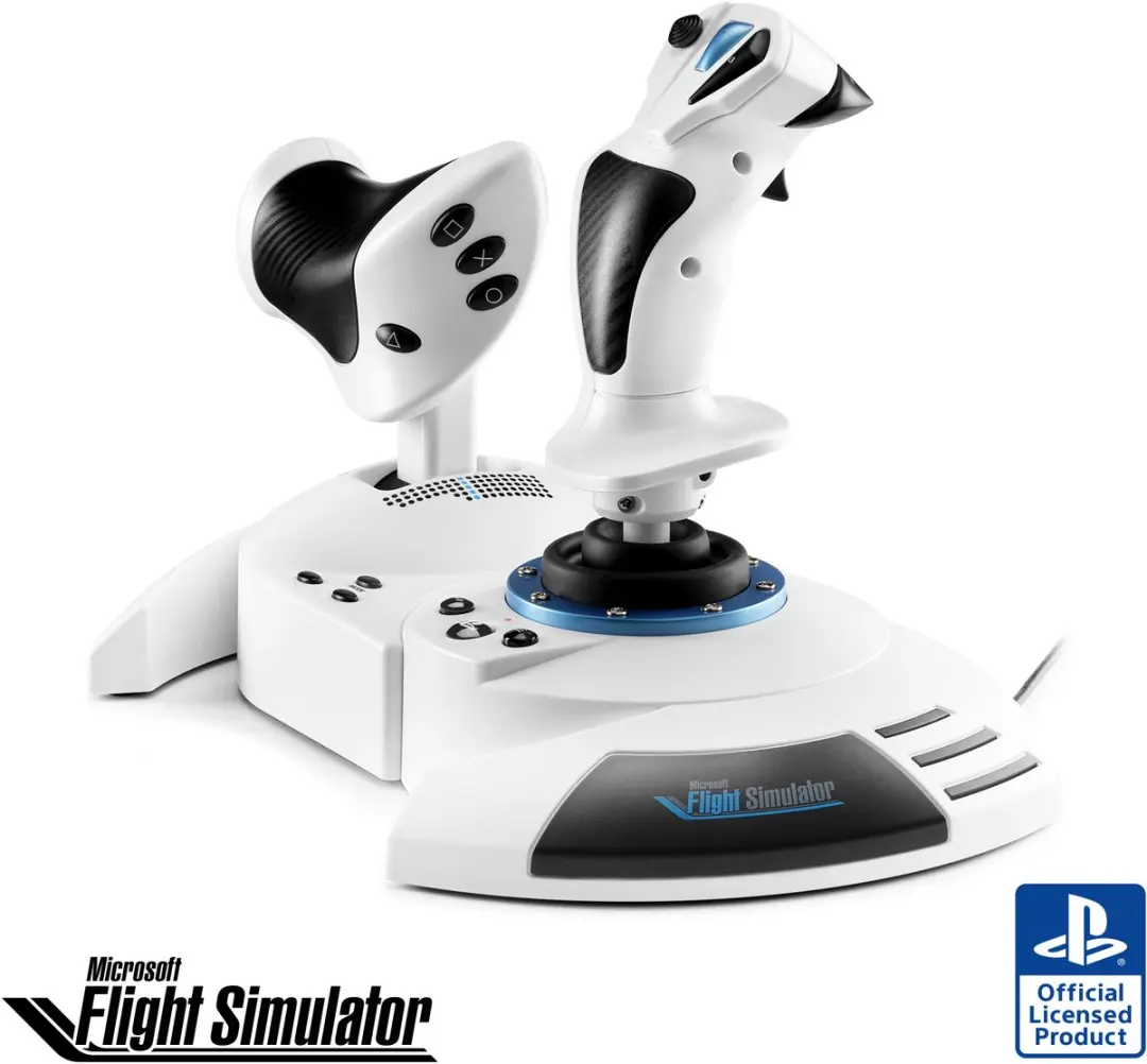 Thrustmaster T.Flight Hotas 5 MSFS Edition - Simulatiecontroller - 14 Knoppen - Wit/Zwart