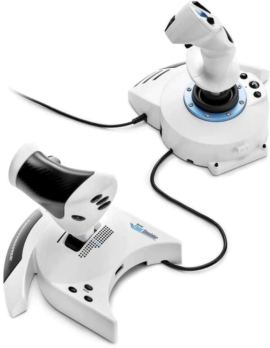 Thrustmaster T.Flight Hotas 5 MSFS Edition - Simulatiecontroller - 14 Knoppen - Wit/Zwart