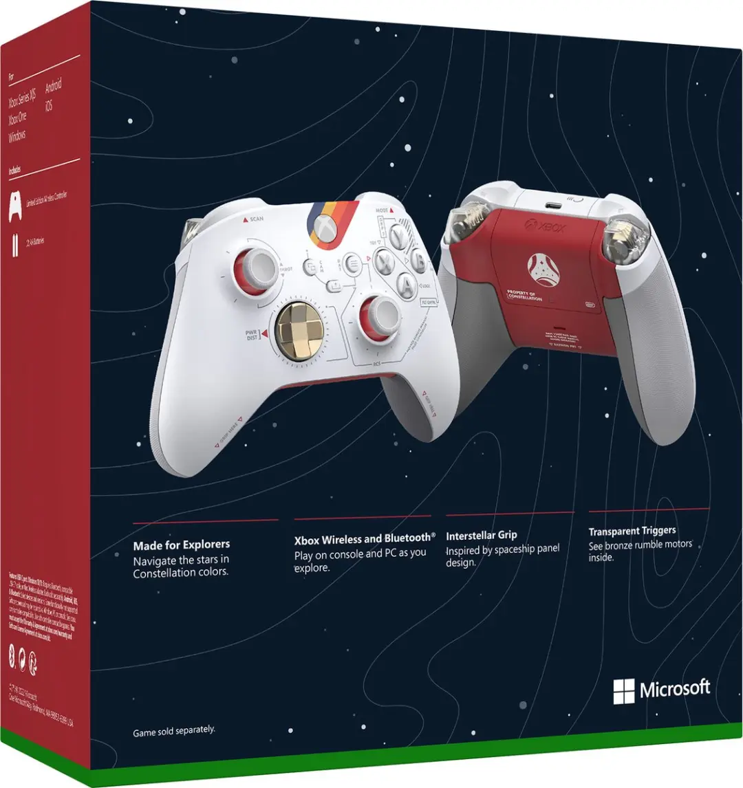 Xbox Draadloze Controller Starfield Limited Edition - Series X|S - afbeelding 4 van 6