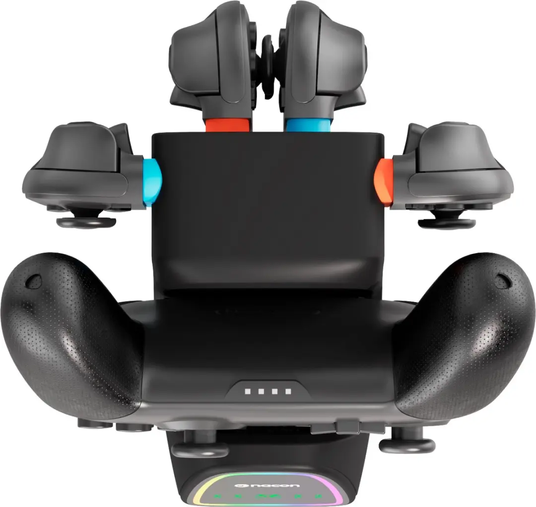 Nacon QuadPro Oplaadstation Nintendo Switch 2 - Zwart
