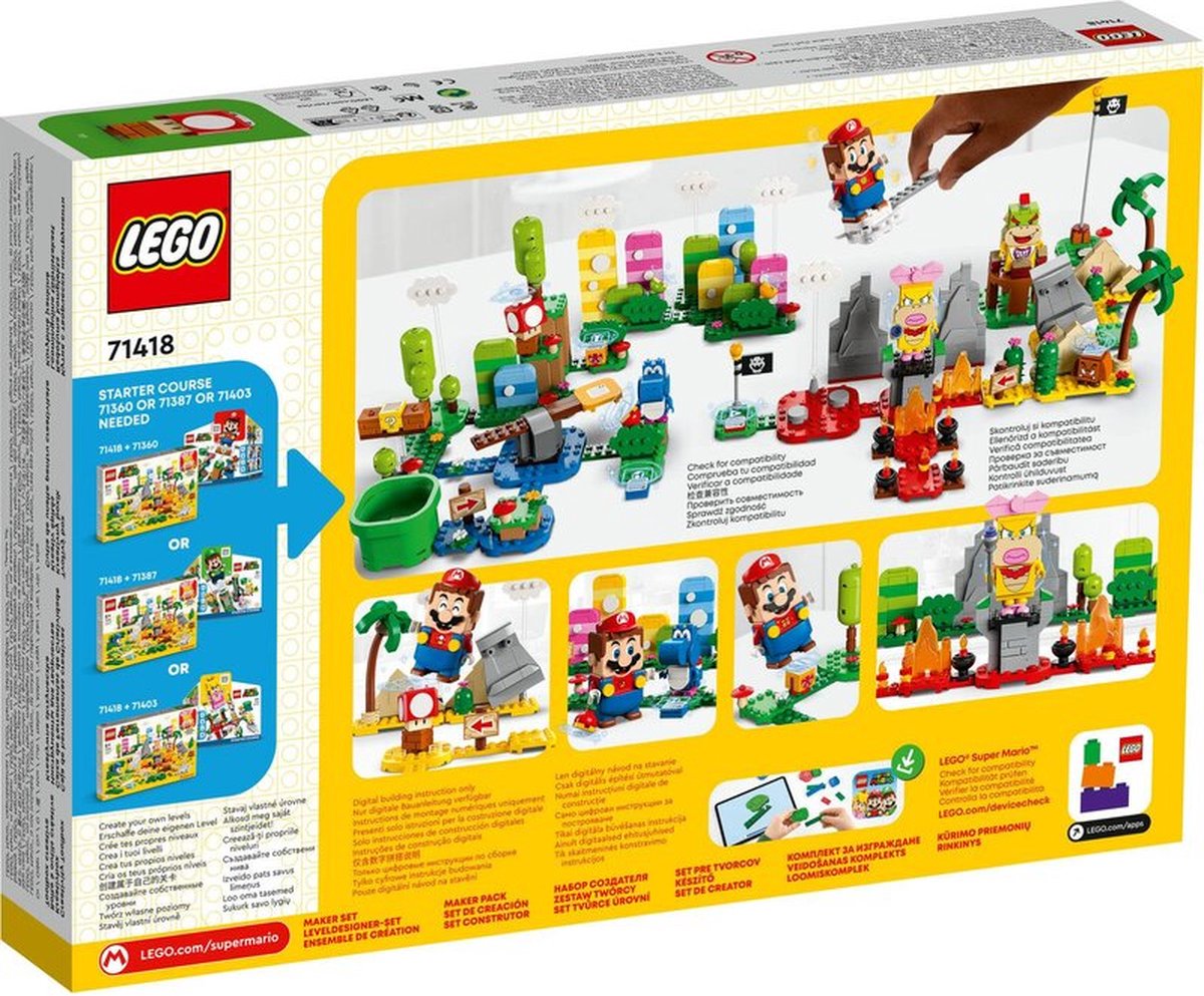 LEGO Super Mario Makersset: Creatieve gereedschapskist - 71418