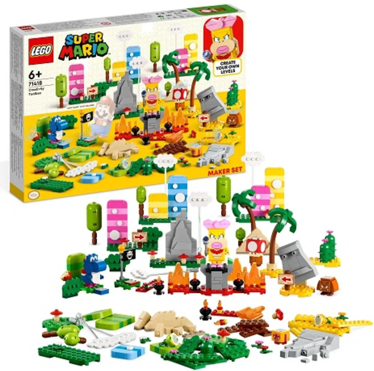 LEGO Super Mario Makersset 71418 - Creatieve Gereedschapskist - afbeelding 6 van 6