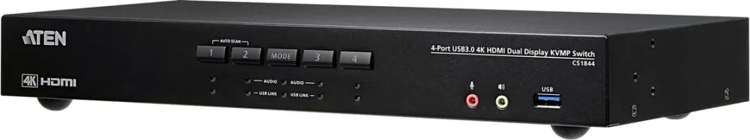 Aten CS1844-AT-G KVM Switch 4-Poorts True 4K HDMI