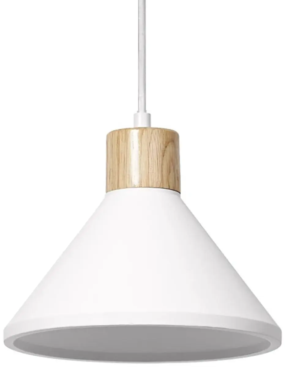 LEDVANCE Decor Plaster Wood Pendant E27