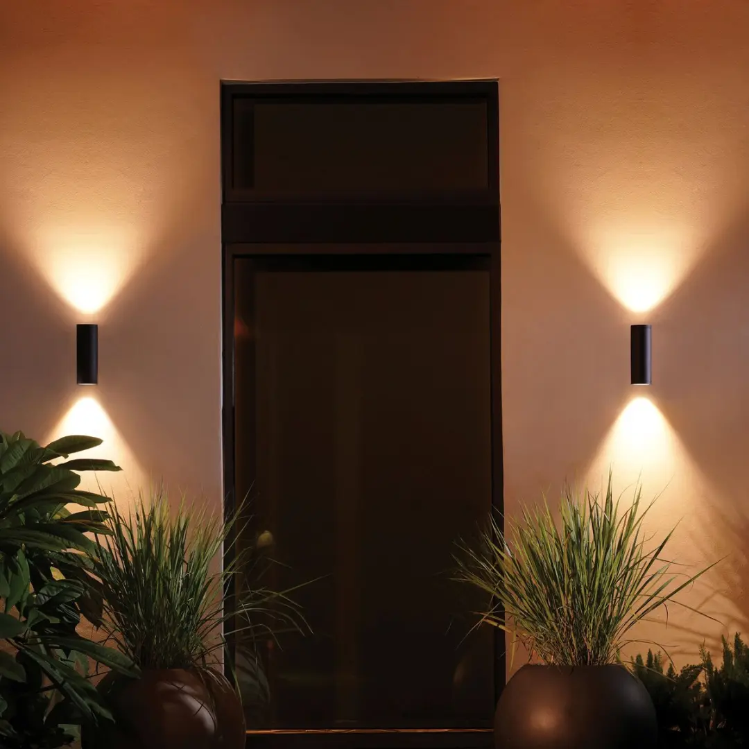 Philips Hue Appear Wandlamp Buiten Up & Down - 2 Stuks - Zwart