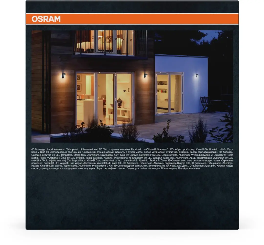 Osram Endura Style LED Buitenlamp 8W - Donkergrijs