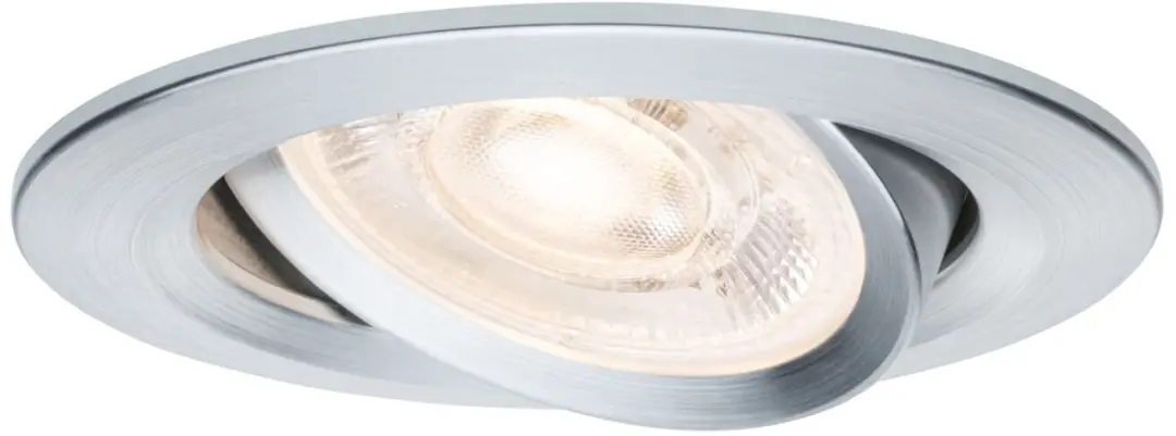 Paulmann LED-inbouwlamp Nova GU10 3x4,9W 1650lm - 2700K - Alu gedraaid