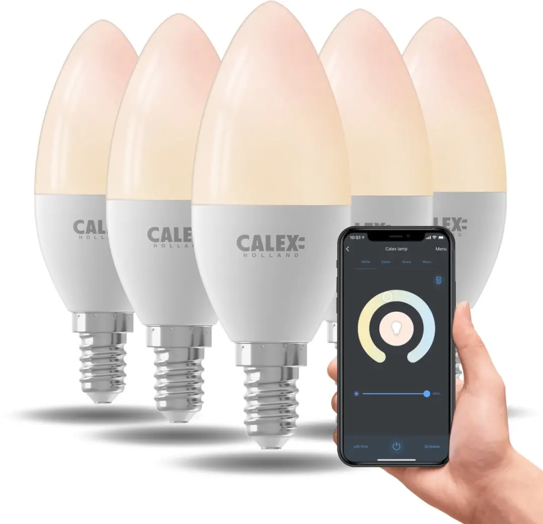 Calex Slimme LED Kaarslamp E14 5W