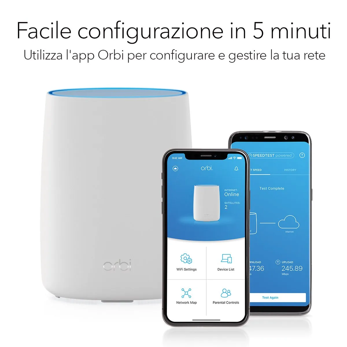 Netgear Orbi LBR20 Mesh WiFi AX2200 - Wit