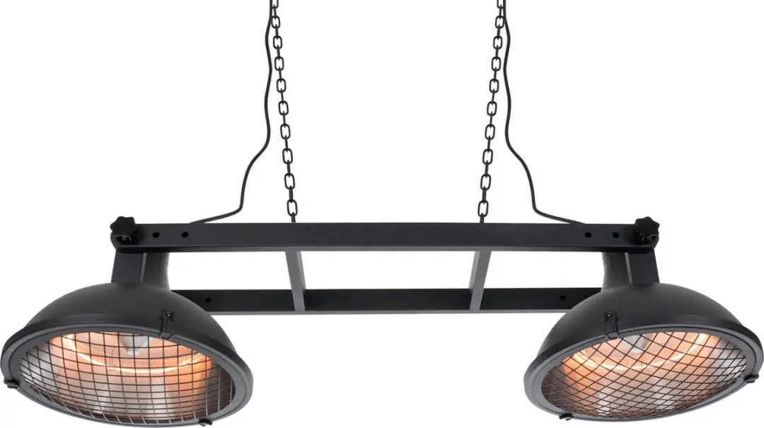 Sunred Indus II Terrasverwarmer Halogeen 3000W - Zwart - afbeelding 6 van 6