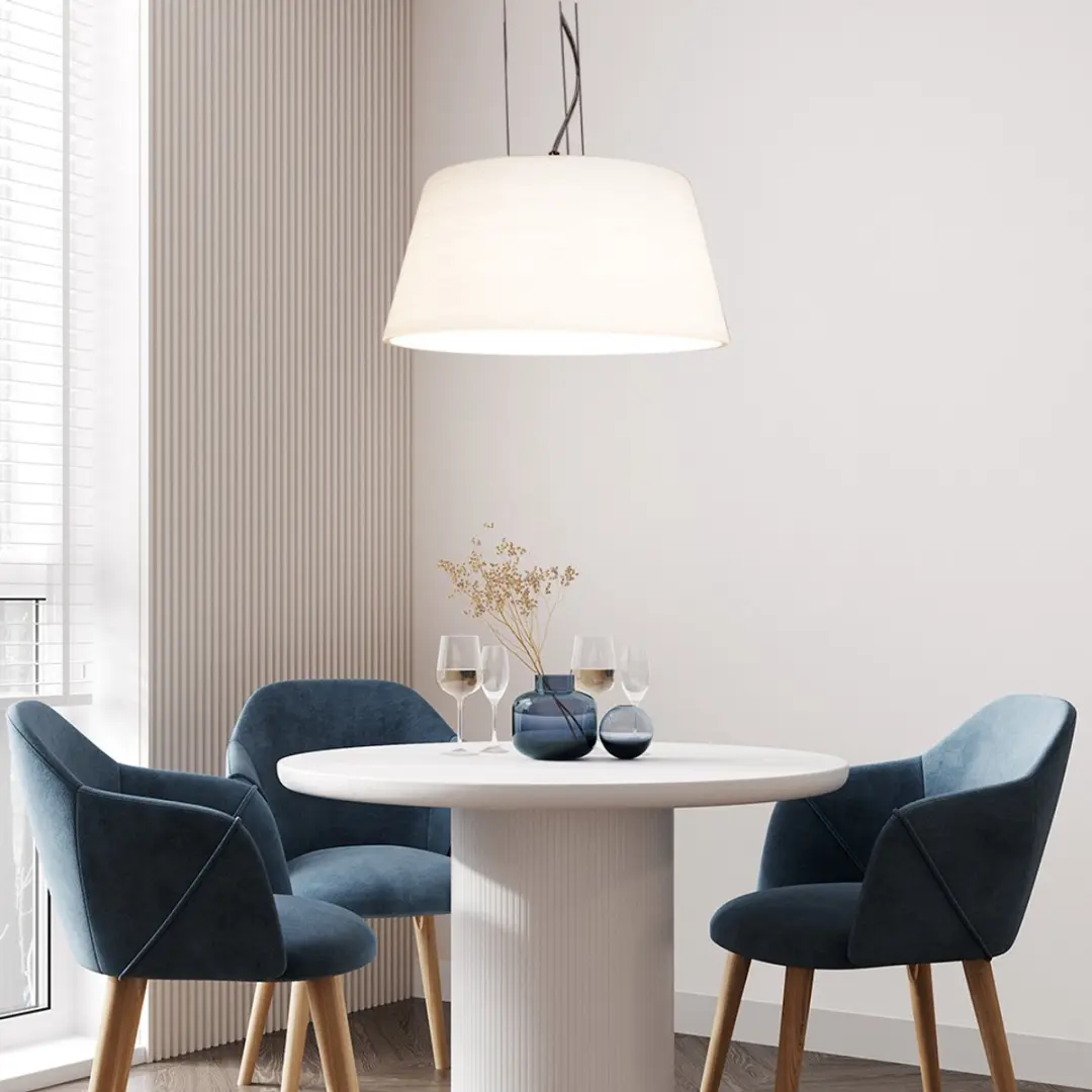Eglo Bibro 1 Hanglamp - 1 Lichtpunt 9W - Ø395mm Nikkel Mat - afbeelding 6 van 6