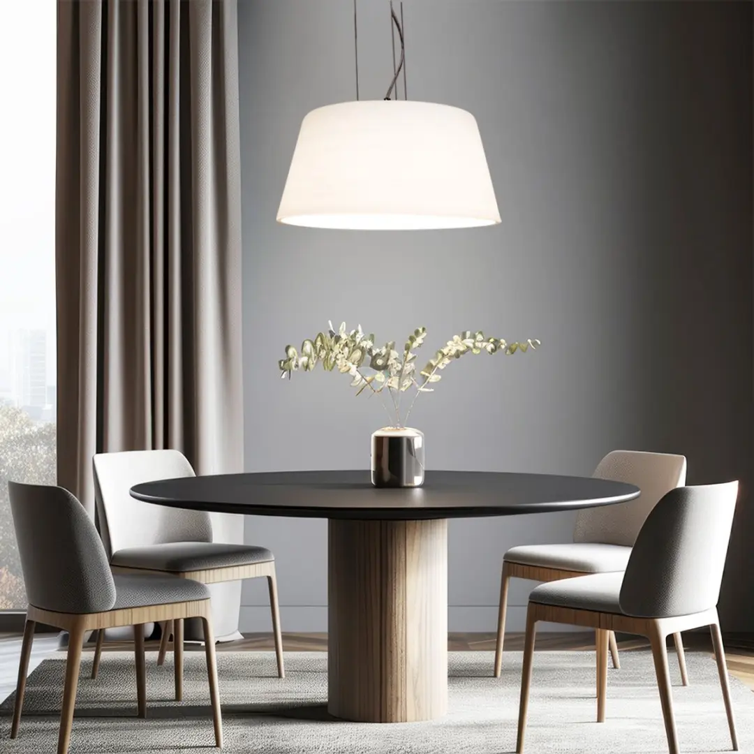 Eglo Bibro 1 Hanglamp - 1 Lichtpunt 9W - Ø395mm Nikkel Mat - afbeelding 5 van 6
