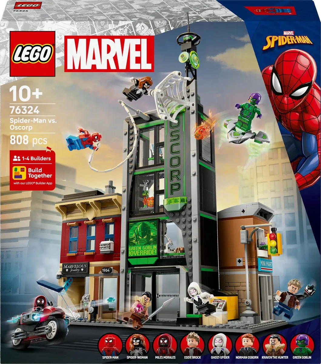LEGO Marvel Spider-Man vs. Oscorp 76324 - 808 Stukken