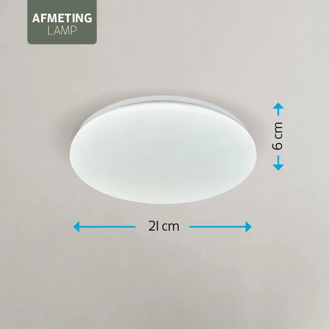 Varin Smart Plafondlamp LED Ø21cm - RGBW - Tuya/WiFi - Google Home/Alexa