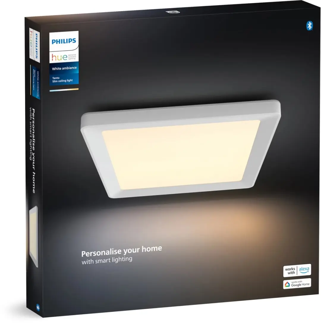 Philips Hue White Ambiance Plafondpaneel Klein - Zwart - afbeelding 6 van 6