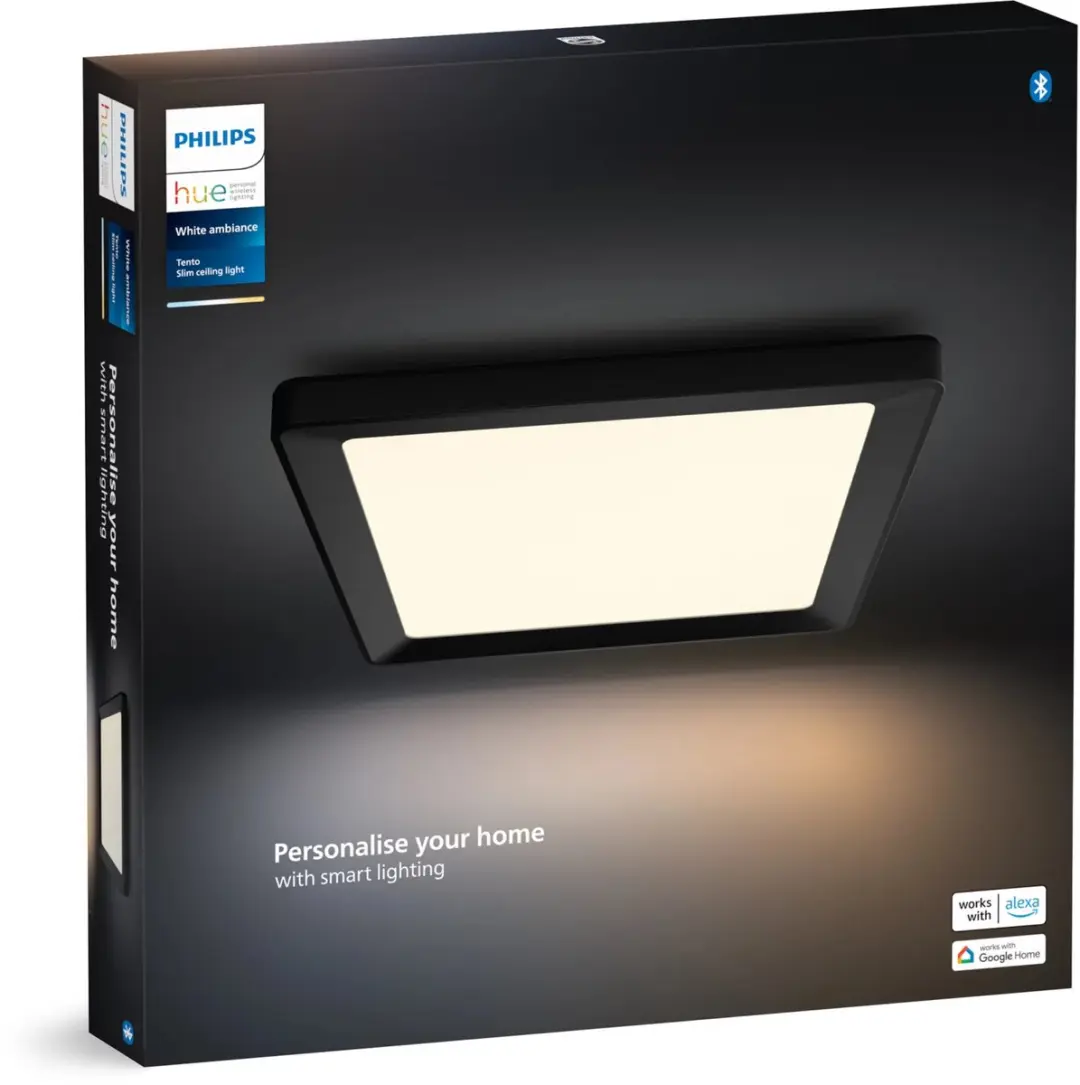 Philips Hue White Ambiance Plafondpaneel Klein - Zwart - afbeelding 5 van 6