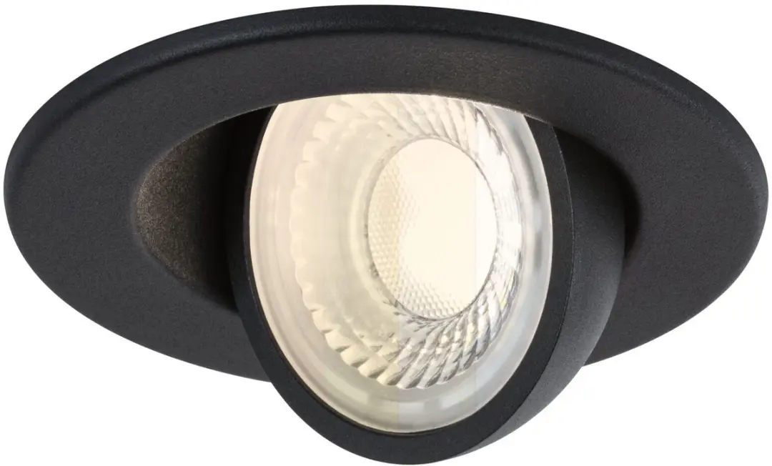 Paulmann LED-inbouwlamp Zina IP65 5W/8W - 685lm - 2700-4000K - Zwart mat