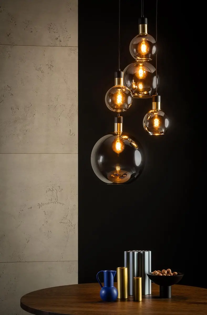 Lucide Julius Hanglamp 5xE27 - Fumé