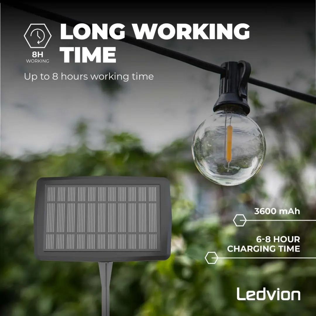 LEDVION Solar LED Paneel 3W 30x30cm - IP44