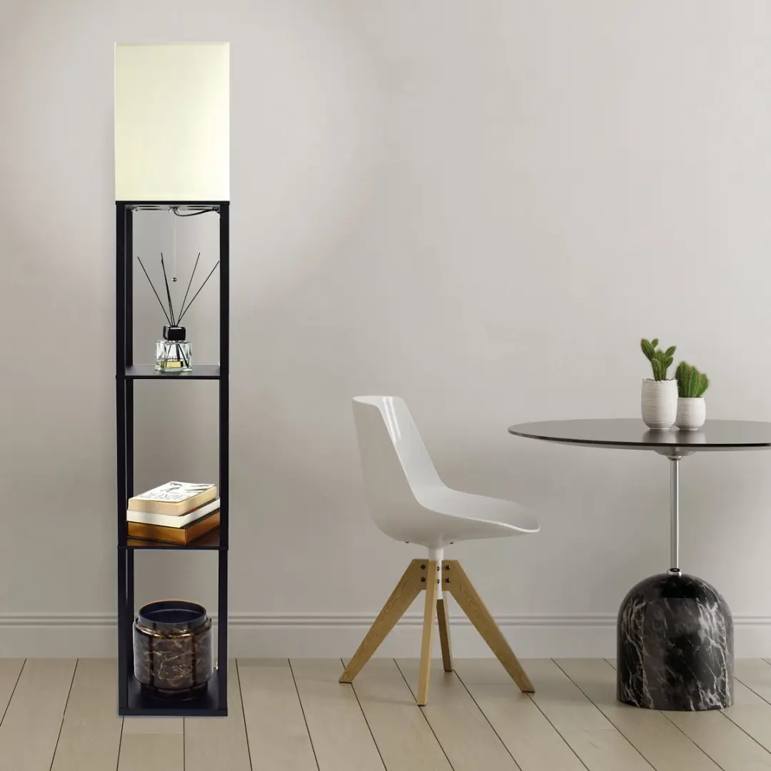 Varin Vloerlamp 10 Lichtpunten - Zwart - Smart LED 1800K - afbeelding 6 van 6