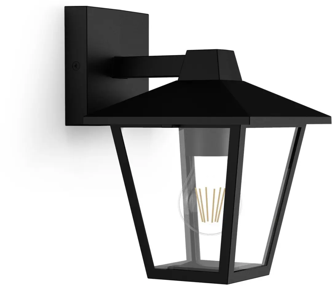 Philips Hue Kinno Wandlamp E27 Warmwit - Zwart