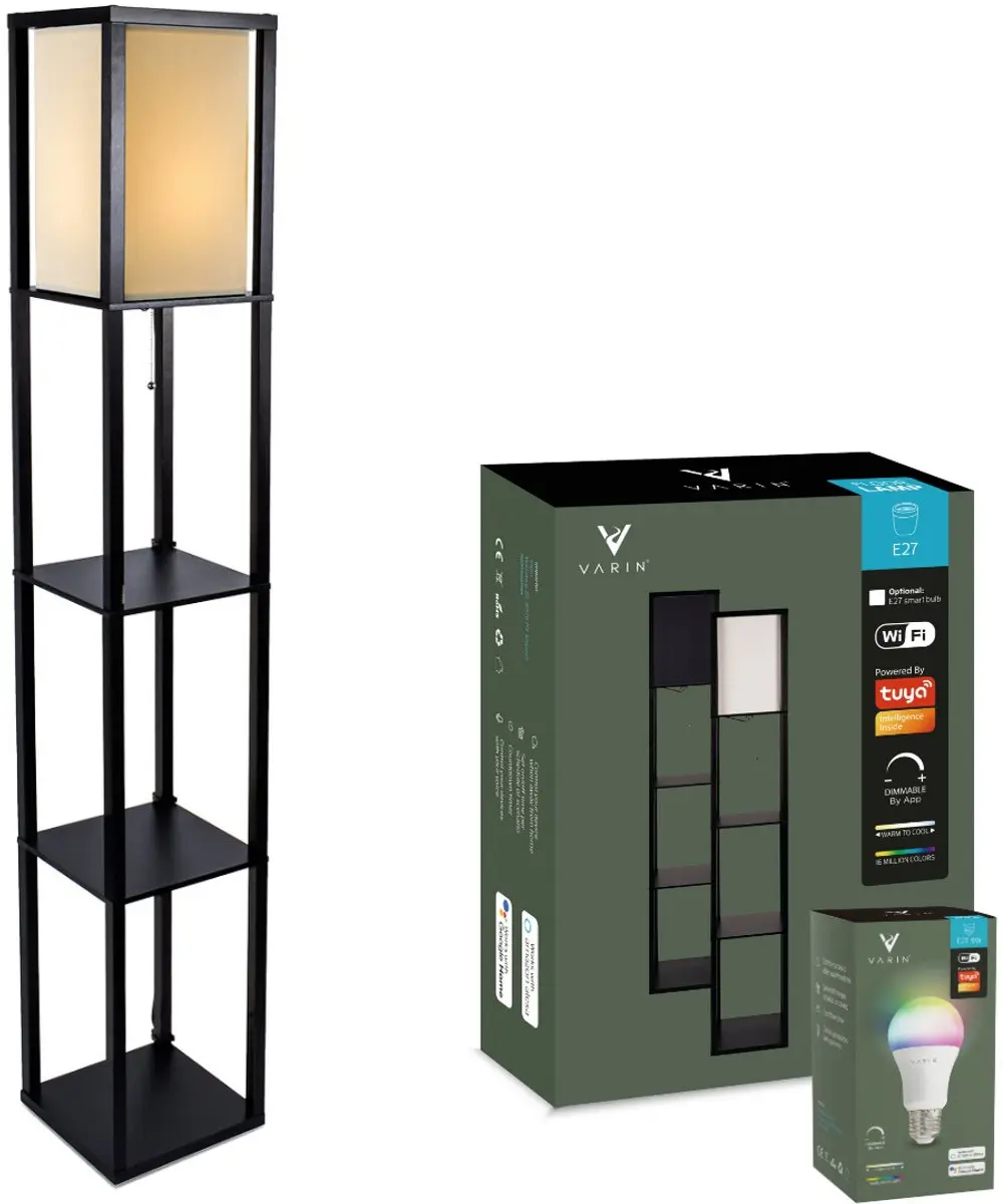 Varin Vloerlamp Zwart