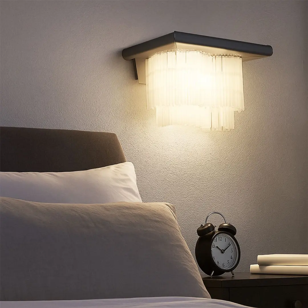 Eglo 88239 Wandlamp Glas Staven - 1 Lichtpunt - Zilver - afbeelding 5 van 6
