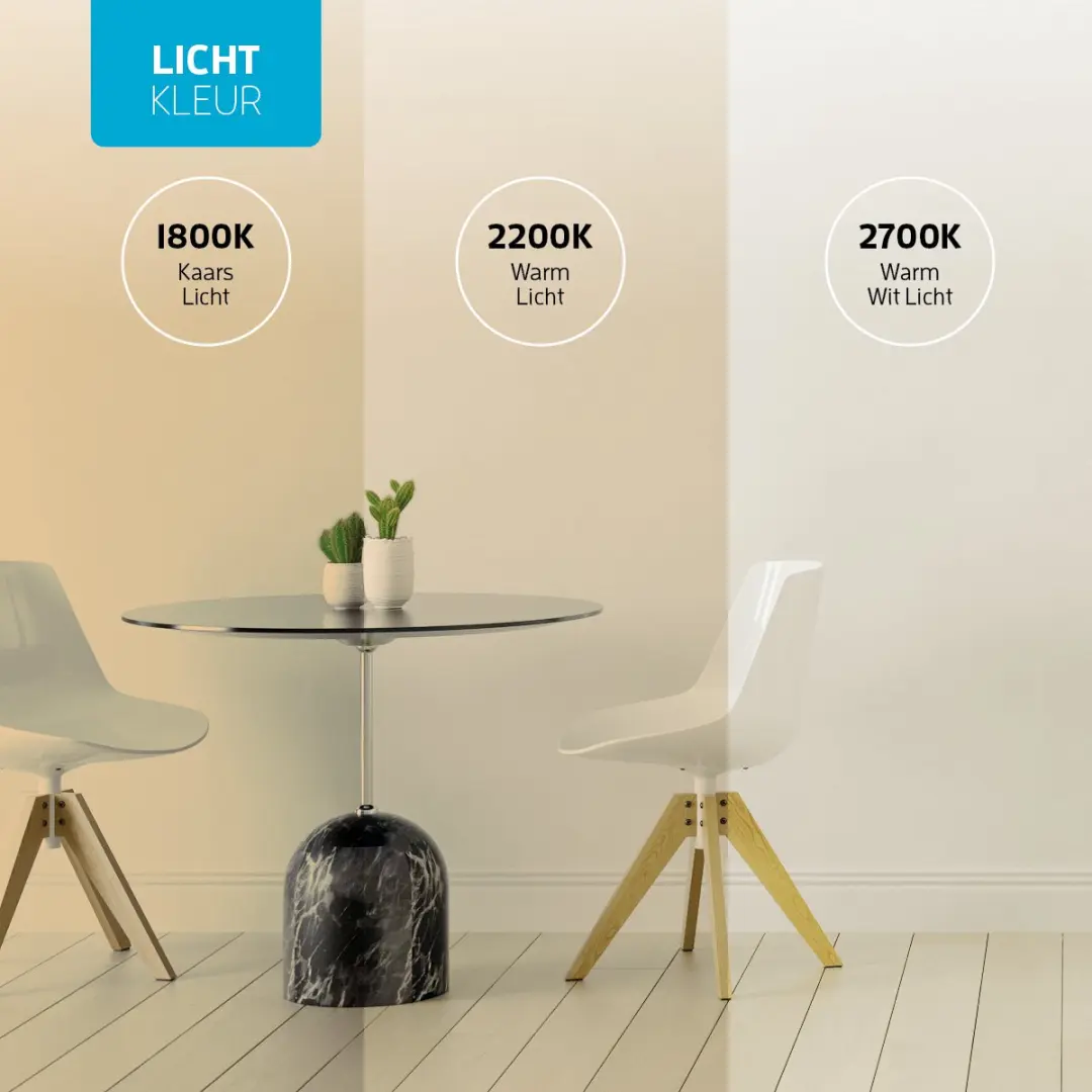 Varin Design Vloerlamp Smoke Glas - Zwart - 10 Lichtpunten - Warm Wit Dimbaar - afbeelding 3 van 6
