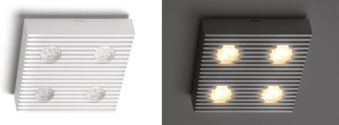 Philips myLiving Row Plafondlamp 4 Lichtpunten - Wit