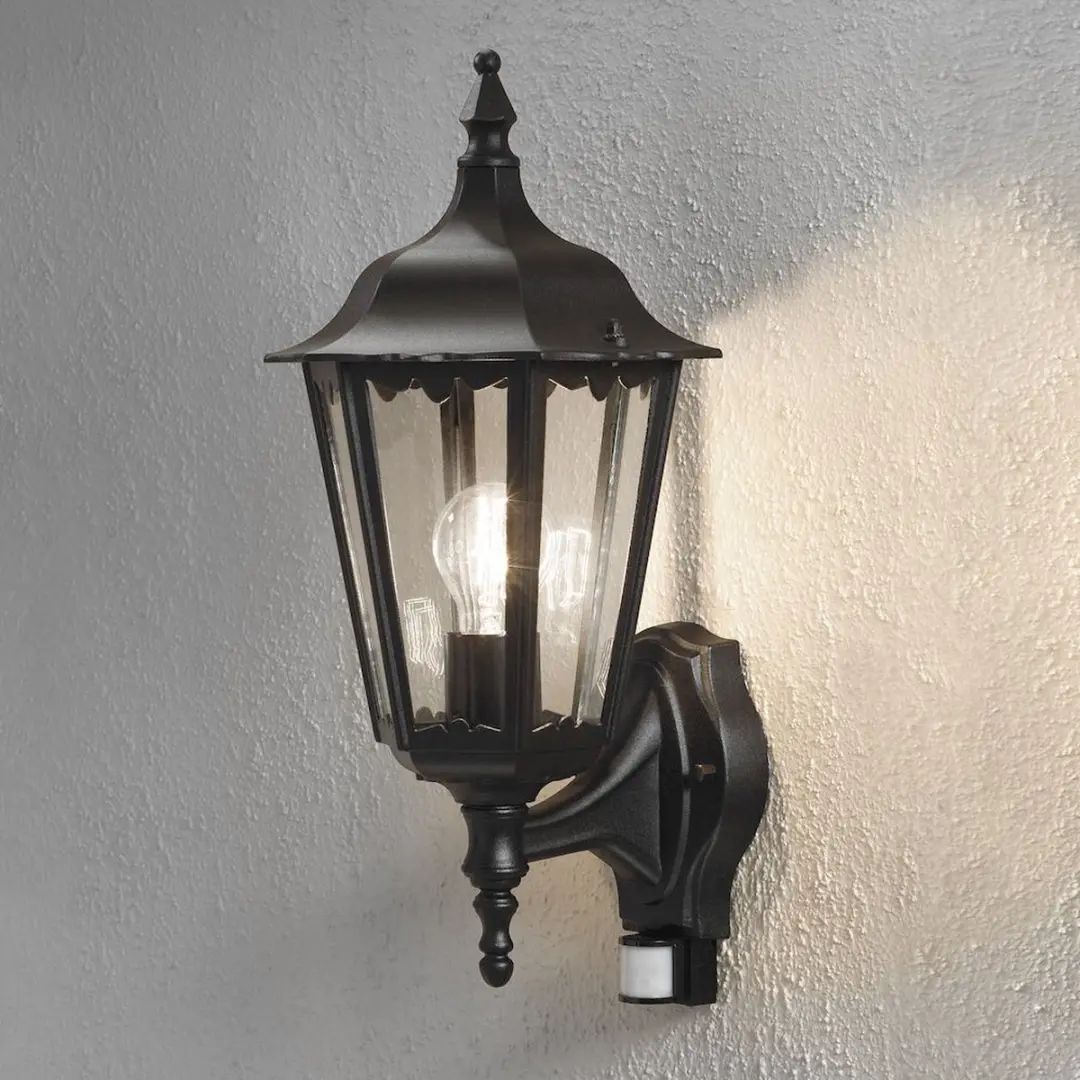 Konstsmide Firenze Wandlamp 100W E27 - 48cm Matzwart - afbeelding 6 van 6