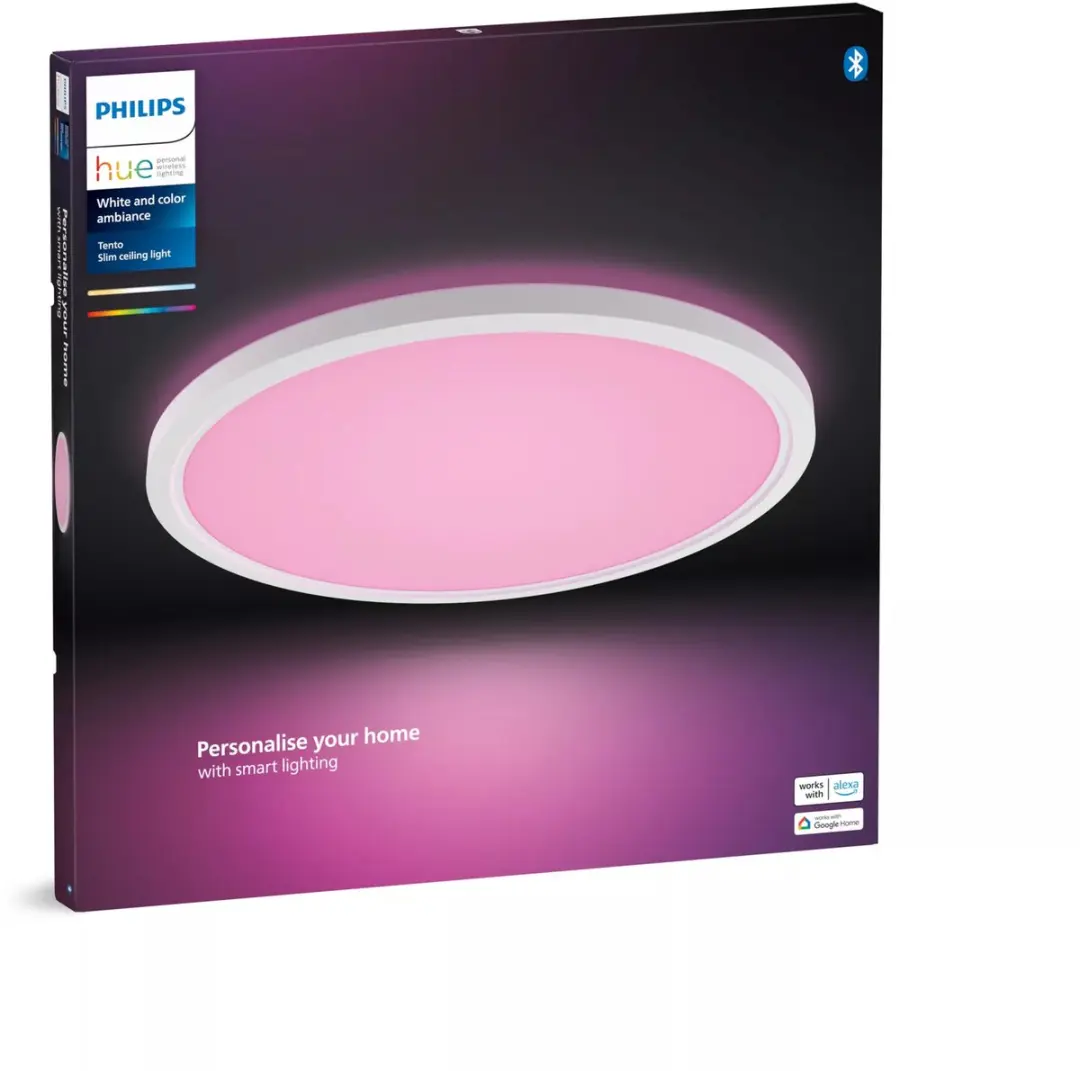 Philips Hue White and Color Ambiance WCA LED Plafondpaneel 54,2cm - 25W - Wit - afbeelding 5 van 5