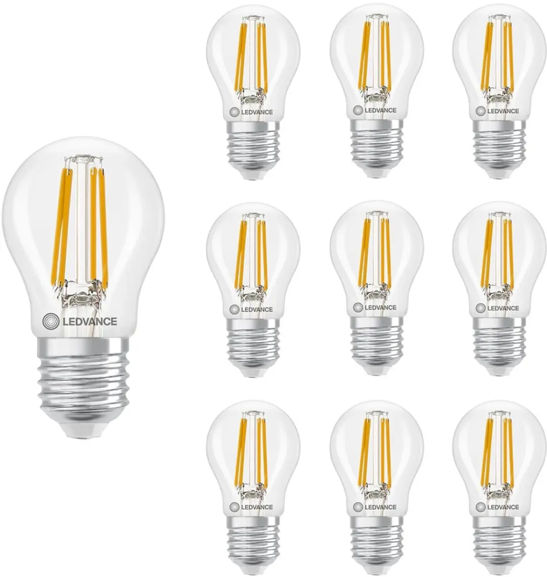 LEDVANCE P45 Filament E27 3.4W 470lm 2700K
