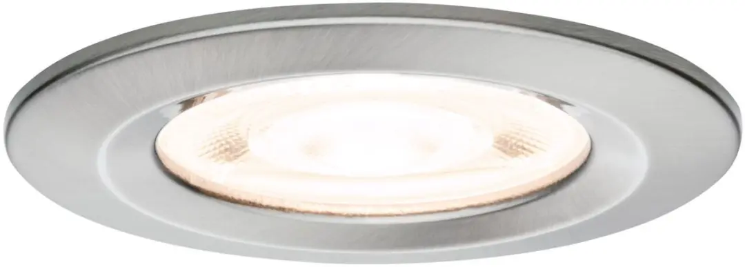 Paulmann LED-inbouwlamp Nova GU10 3x4,9W 550lm 2700K - Staal geborsteld