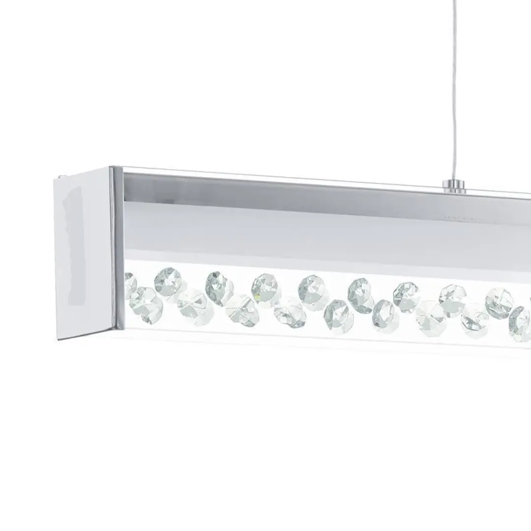 Eglo Filana Hanglamp LED 12W - Chroom/Wit - afbeelding 4 van 6