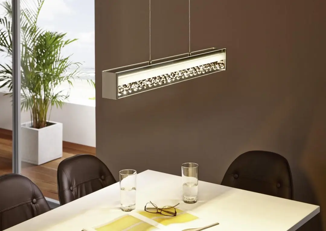 Eglo Filana Hanglamp LED 12W - Chroom/Wit - afbeelding 3 van 6