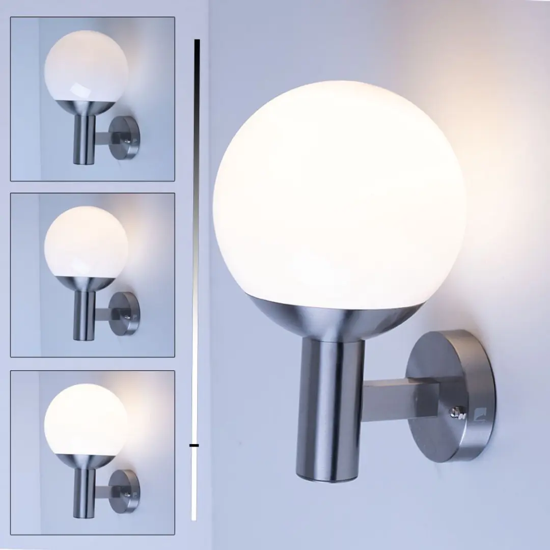 Eglo Nisia-c Wandlamp Buiten LED 9W - Roestvrijstaal