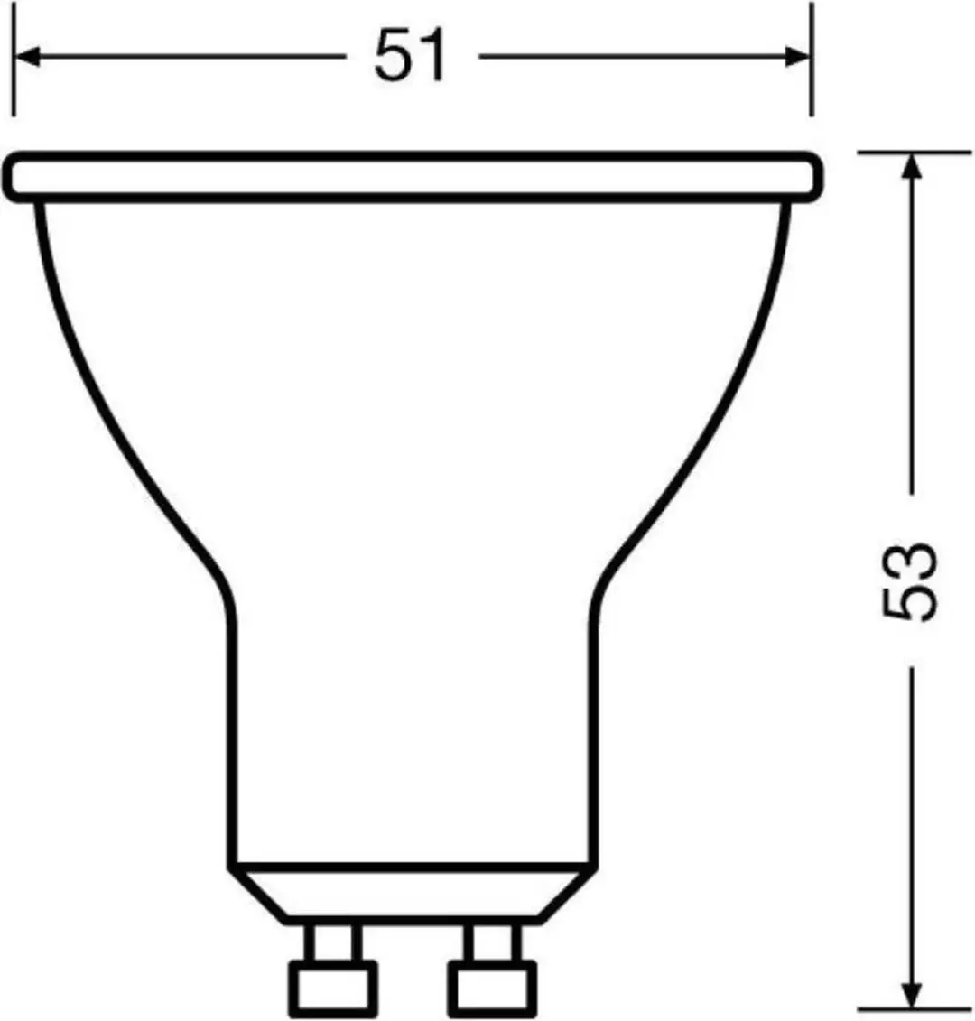Osram LED Spot GU10 2,6W 230lm Warm Wit - 3 Stuks