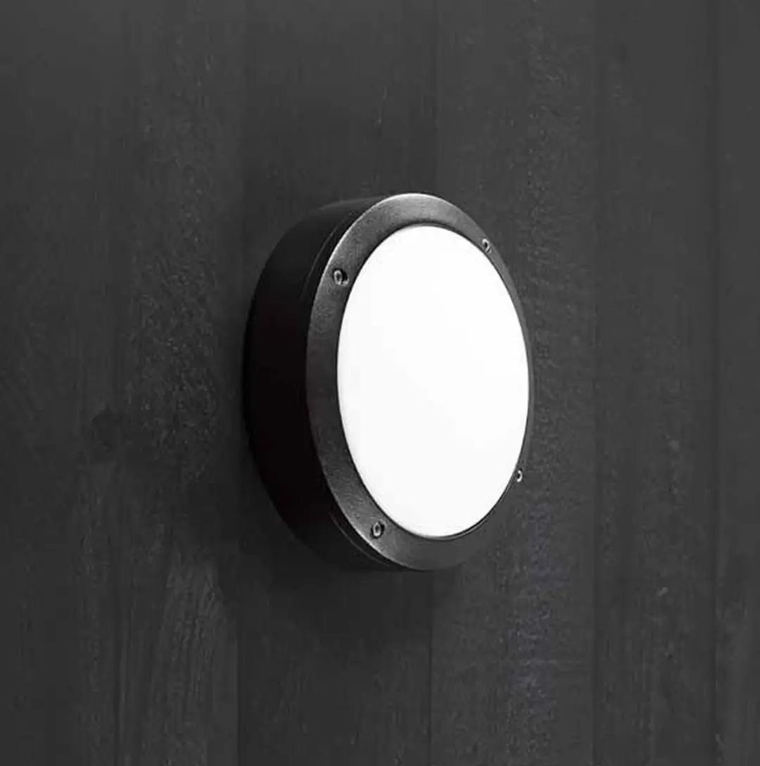 Nordlux Desi Wandlamp Buiten L E27 - IP44 - Zwart