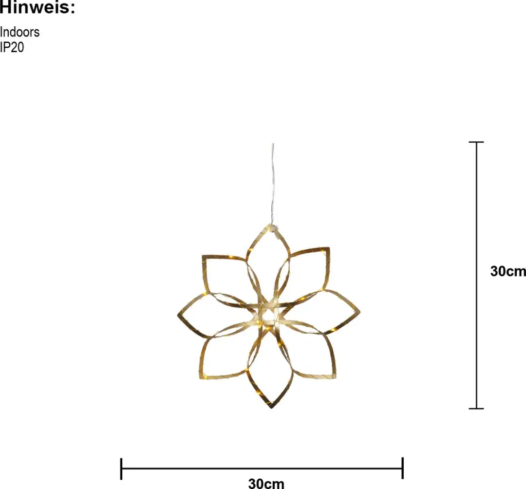 Star Trading Amaze Hanglamp - Goud Ø30cm