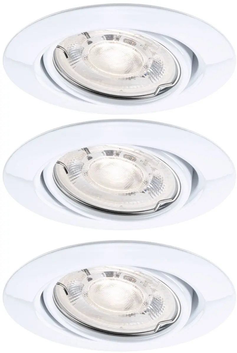 Paulmann Base GU10 LED-inbouwlamp 3x4W 1200lm - 2700K Wit