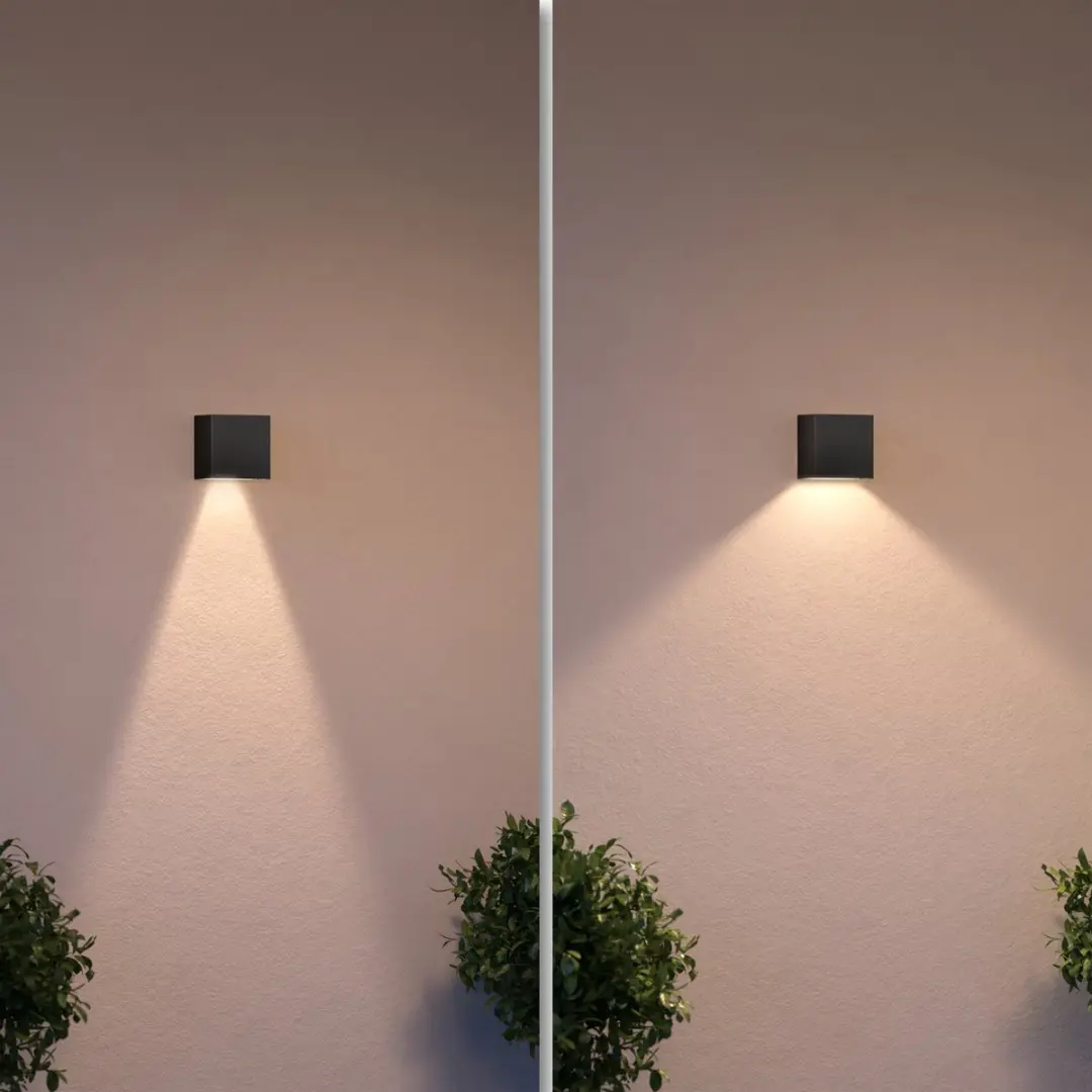 Philips Hue Resonate Wandlamp Down Zwart - RGBW 8W - Incl. Bewegingssensor