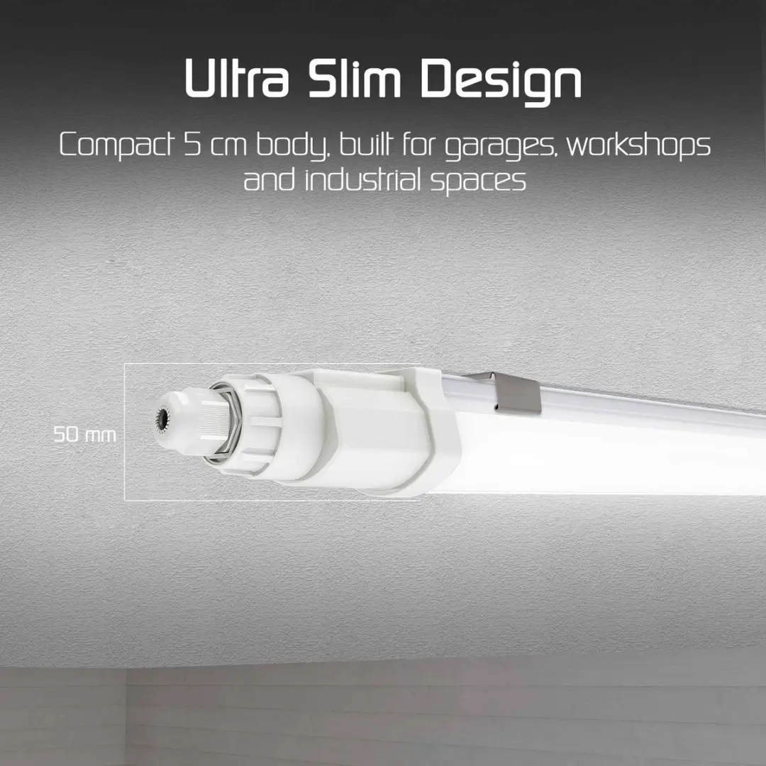 LEDVION 8x LED Armatuur 150cm 40W 6500K - 8 Stuks - afbeelding 6 van 6