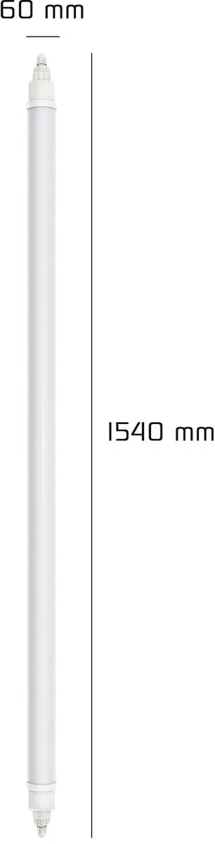 LEDVION 8x LED Armatuur 150cm 40W 6500K - 8 Stuks - afbeelding 5 van 6
