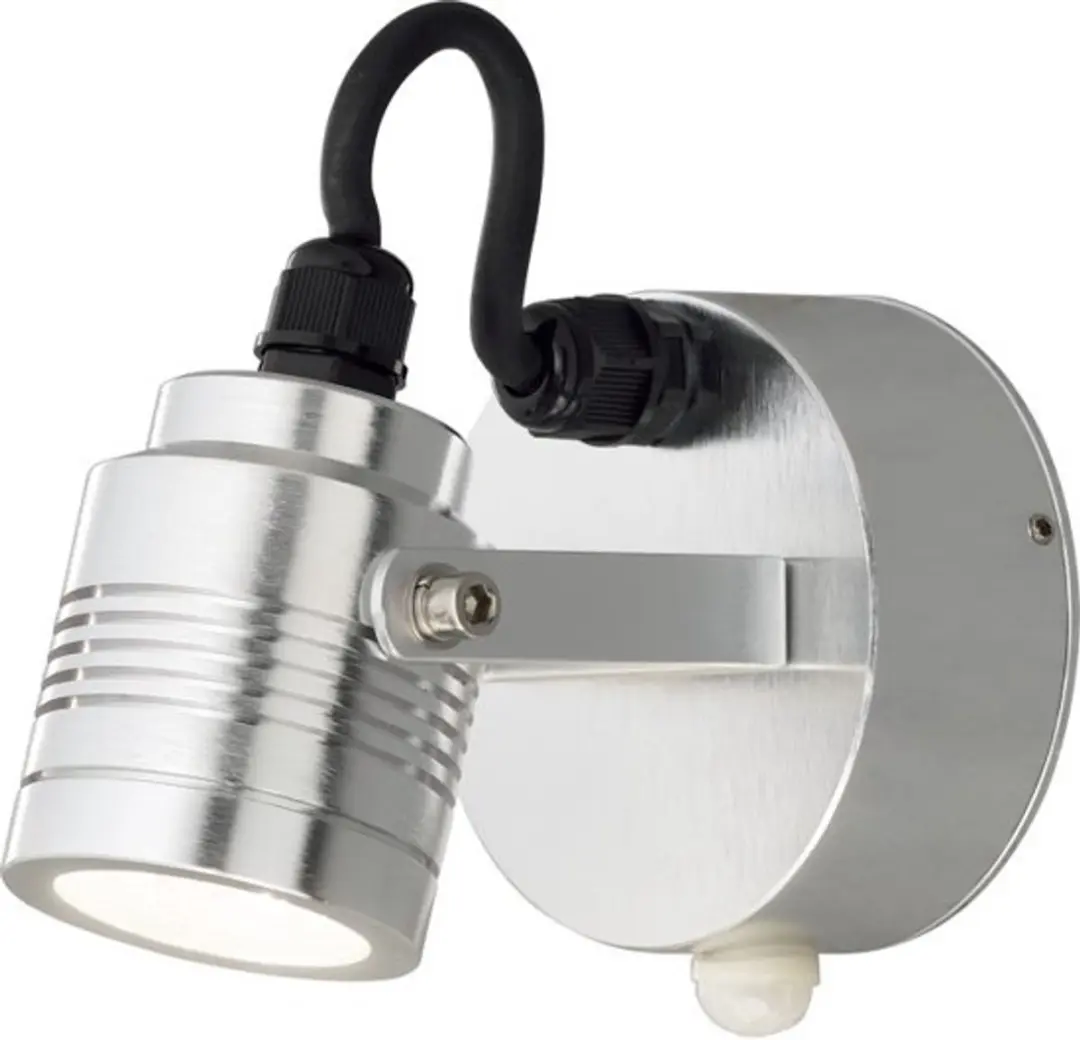 Konstsmide Monza LED Wandspot 3x1W - 3000K - Zilver - afbeelding 6 van 6