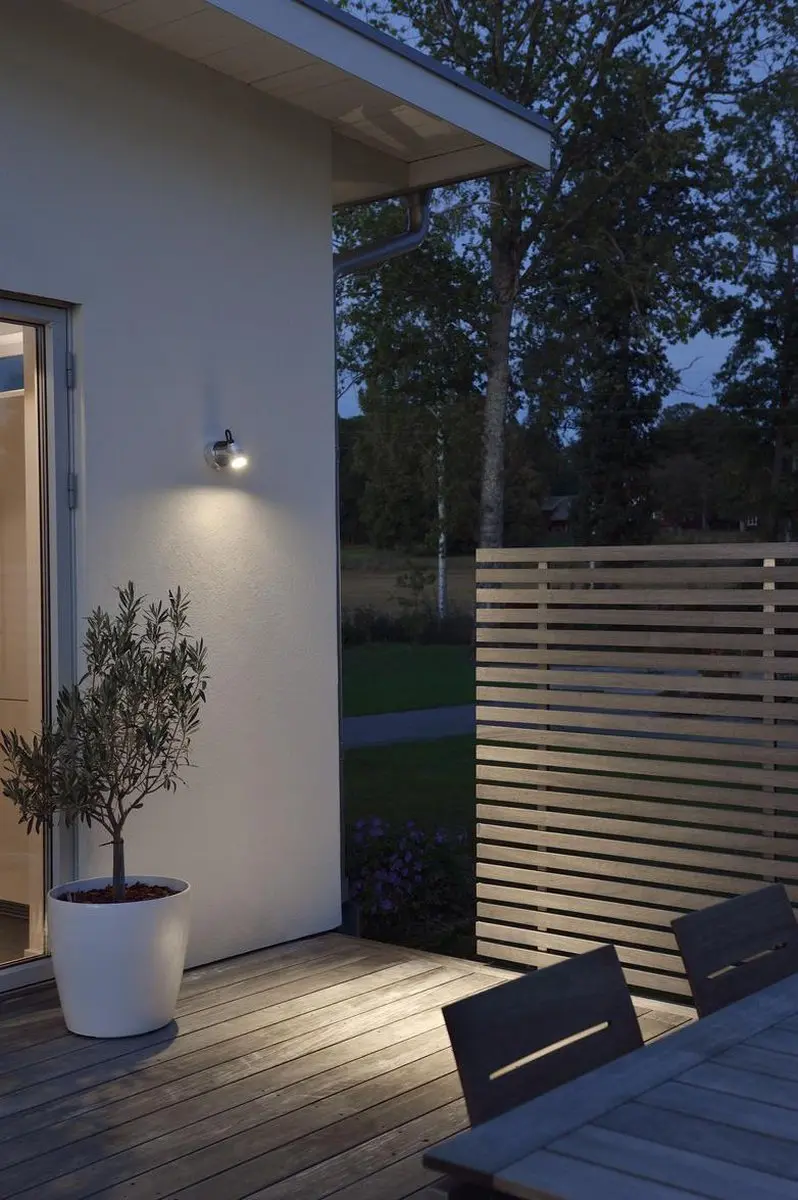 Konstsmide Monza LED Wandspot 3x1W - 3000K - Zilver - afbeelding 3 van 6