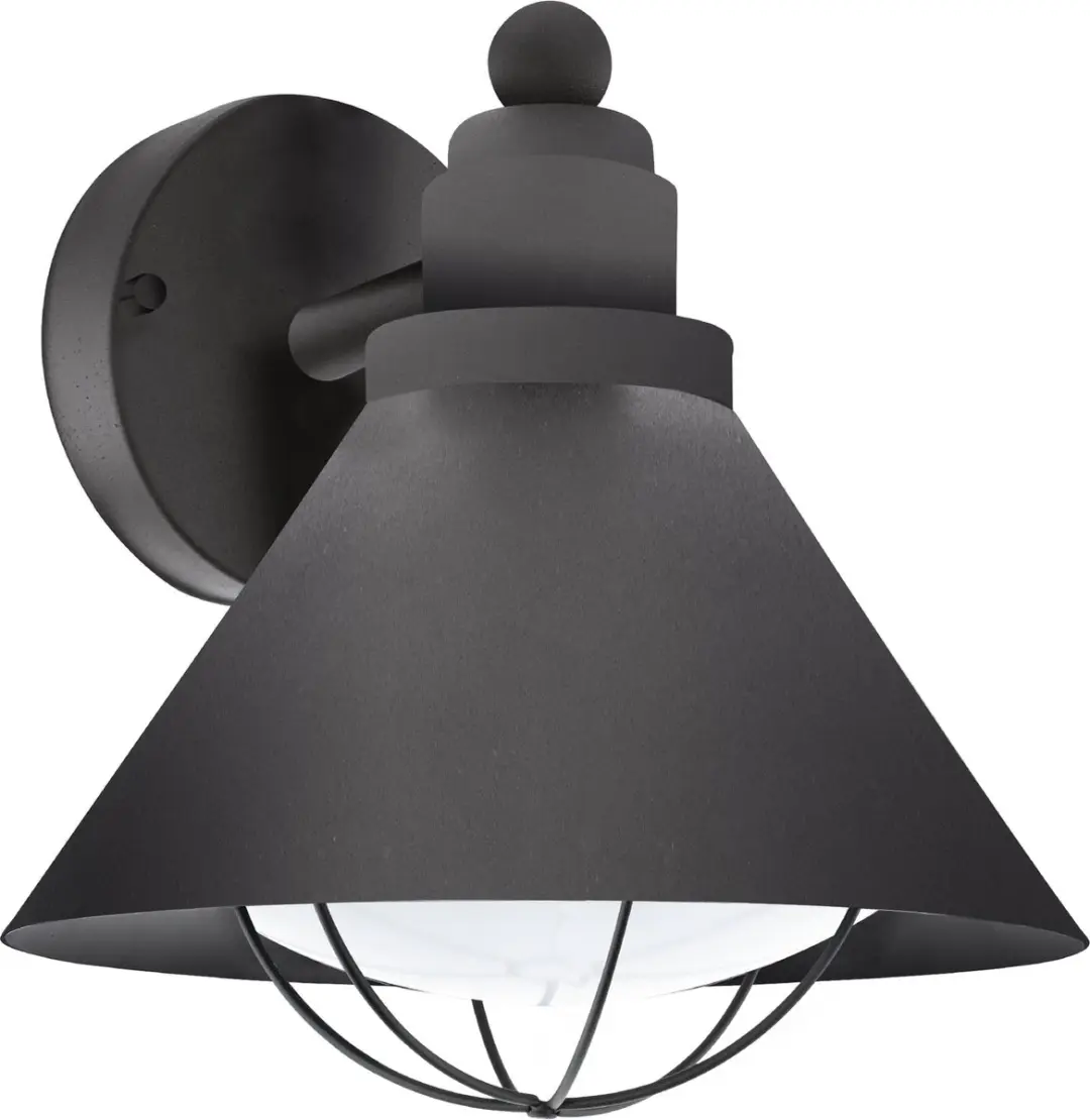 Eglo Vintage Barrosela Wandlamp - Zwart