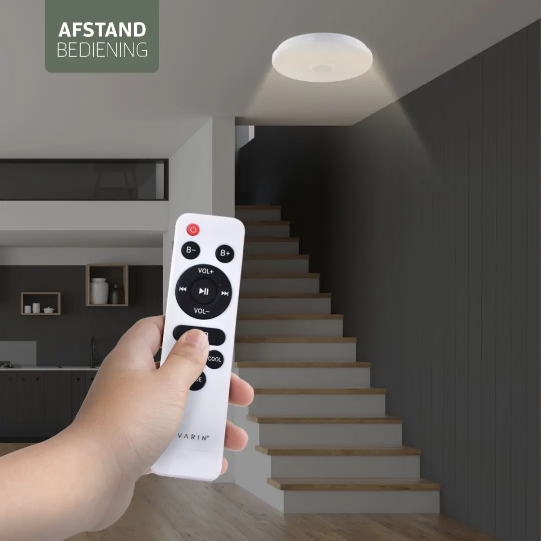 Varin BTM LED Plafondlamp Ø50cm - Bluetooth Speaker - RGBW