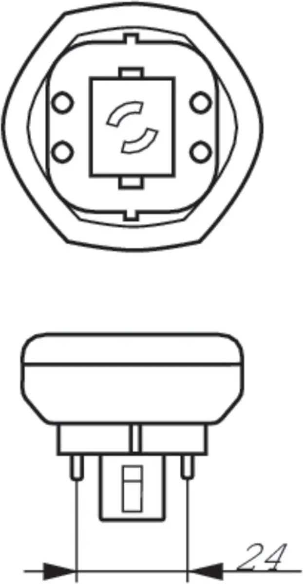 Philips PL-T 57W 830 4P Warm Wit TL-lamp