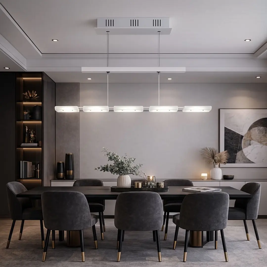 Eglo Tight Hanglamp 5 Lichtpunten - Glanzend Wit - afbeelding 5 van 6