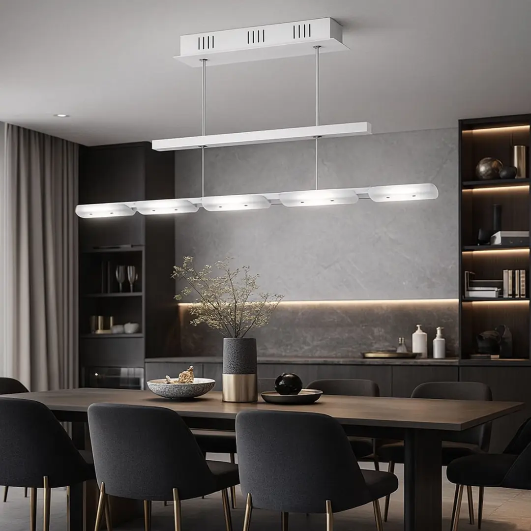 Eglo Tight Hanglamp 5 Lichtpunten - Glanzend Wit - afbeelding 4 van 6